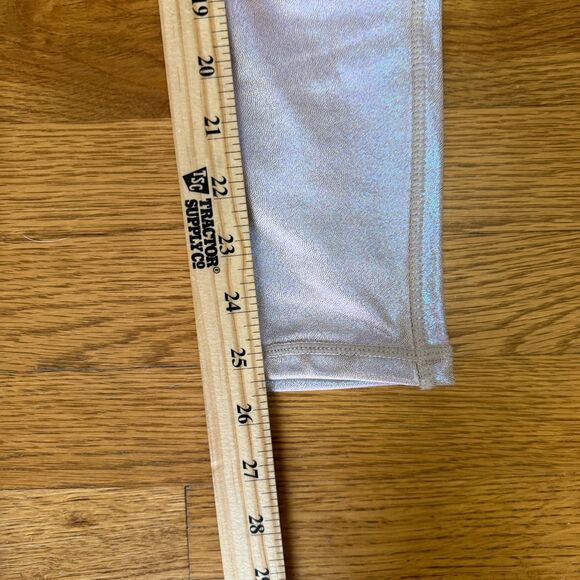 Mono B‎ Iridescent Holo Foil High-Waisted Leggings Small - Picture 4 of 5